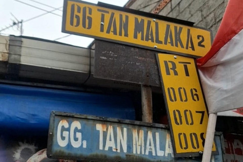 ⁠Ada 6 Jalan Tan Malaka di RI: Kami Datangi yang di DKI, Tempat Madilog Ditulis