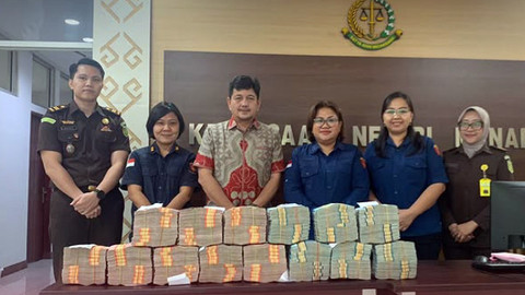 Kejaksaan Terima Barang Bukti Dugaan Korupsi Dana Hibah GMIM, Uang Rp 5,2 Miliar