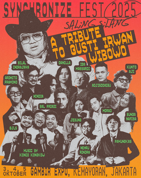 Synchronize Festival 2025 Akan Hadirkan A Tribute to Gusti Irwan Wibowo