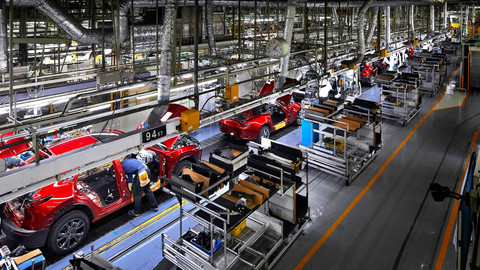 Toyota Pakai Baterai EV Bekas Jadi Penyimpan Energi di Pabrik Mazda Jepang