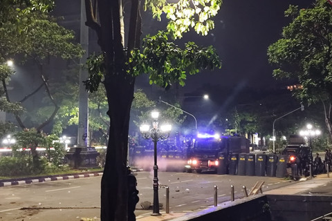 Massa Demo di Kantor Gubernur Jateng Bubar, Situasi Berangsur Kondusif