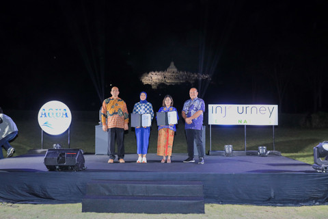 Dukung Pariwisata yang Bertanggung Jawab, AQUA Jadi Partner Hidrasi InJourney