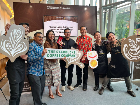 Spesial Bulan Kopi, Starbucks Raih Rekor MURI dan Gelar Kompetisi Latte Art 2025