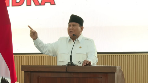 Saat Prabowo Panggil Dasco 'Don' dan 'Si Kancil' di Taklimat Ketum Gerindra