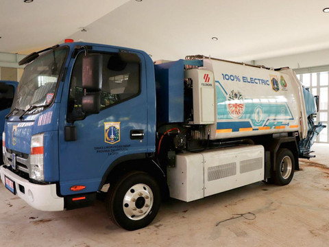 Jakarta Pelopor Truk Sampah Listrik, Tekan Emisi-Jaga Kualitas Udara