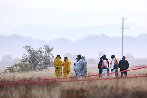 Foto: Kondisi Usai Pesawat Hercules C-130 Turki Jatuh di Georgia, 20 Orang Tewas