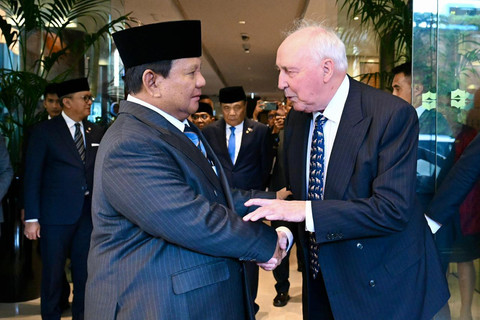 Prabowo Usai Bertemu Eks PM Australia Paul Keating: Saya Banyak Belajar