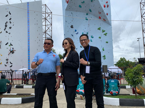 Dankor Brimob Cup 2025 Dibuka, Mayang Lucyana Ngaku Ingin Jajal Panjat Tebing