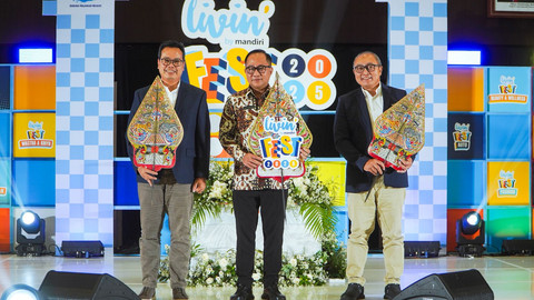 Bank Mandiri Resmi Buka Livin’ Fest 2025 di Dome Universitas Diponegoro Semarang