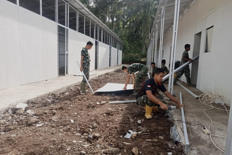 Pembangunan Huntara untuk Warga Terdampak Bencana di Sumbar Masuk Tahap Akhir