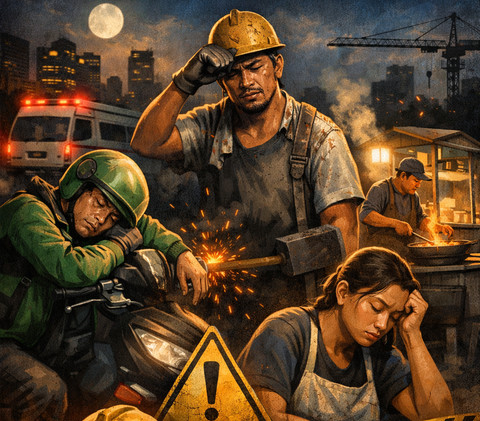 Overwork antara Tuntutan Hidup Layak dan Ancaman K3
