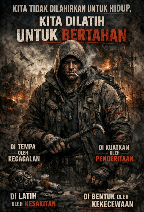 Kita Tidak Dilahirkan untuk Hidup, Kita Dilatih untuk Bertahan