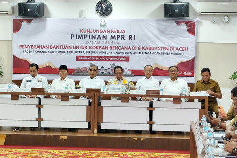 Ketua MPR: Aceh Bagian NKRI, Sakit dan Bencana Aceh Juga Sakit Indonesia