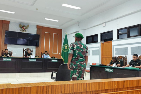 Peras-Ancam Pacar Sebarkan VCS, Oknum TNI di Medan Dituntut 2 Tahun Bui-Dipecat