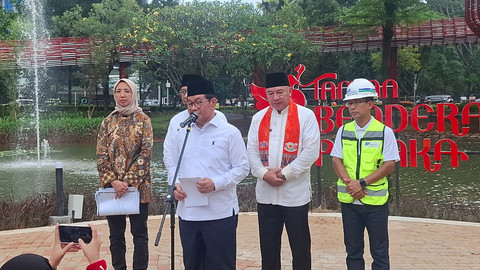Pram Ungkap Progres Taman Bendera Pusaka: Buka 24 Jam-Ada Lapangan Padel