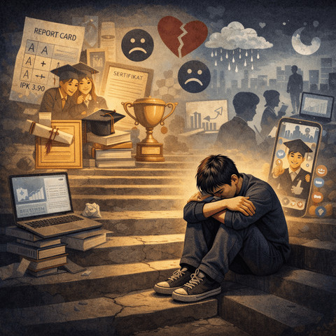 Di Balik IPK dan Prestasi: Krisis Mental Mahasiswa
