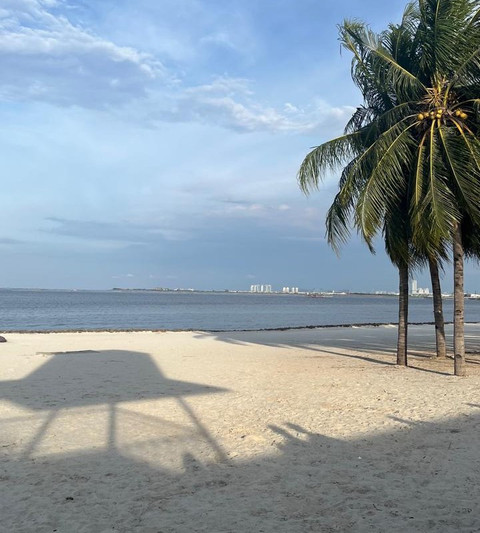 Sunyi di antara Ombak: Merenda Kedamaian di Tepian Pantai