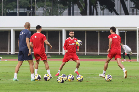 Foto: Mengintip Sesi Latihan Timnas Indonesia Jelang FIFA Series 2026