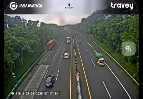 Lalin Arus Balik Pagi Ini Lancar: Palimanan hingga Japek