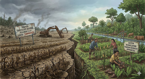 Menilik Balik Food Estate: Mengapa Raksasa Pangan Kita Sering Kali Lumpuh?
