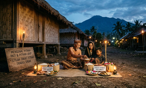 Mengenal Pitrah Pati dan Pitrah Urip, Istilah Zakat Fitrah dalam Tradisi Sasak