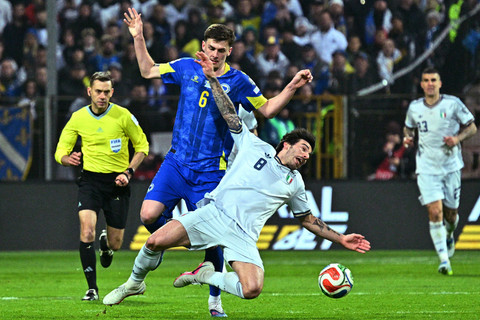 Foto: Italia Keok dari Bosnia, Gagal ke Piala Dunia