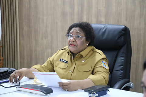 Dokumentasi rapat koordinasi lintas sektor perbaikan tata kelola RSUD Yowari Papua
