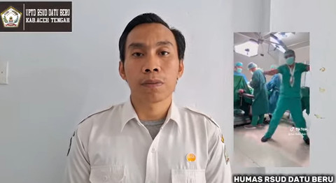 Heboh Nakes di Takengon Joget saat Operasi, Berujung Minta Maaf