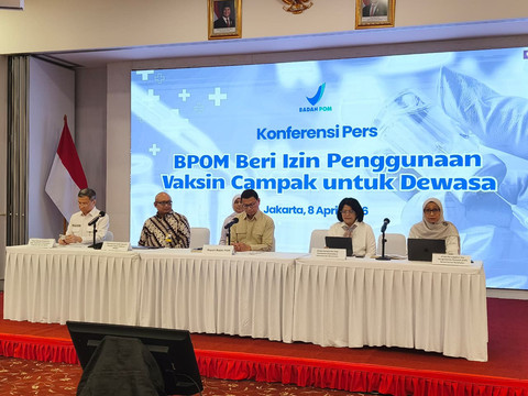 BPOM Resmi Beri Izin Vaksin Campak untuk Dewasa