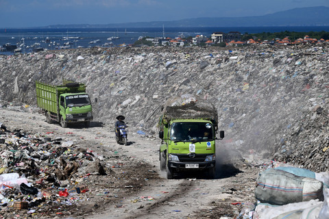 Foto: TPA Suwung Kelebihan Kapasitas, Bali Hadapi Krisis Sampah