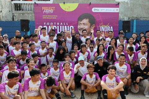 PSA Luncurkan Project Hearts, Hadirkan Football Coaching oleh Indra Sjafri