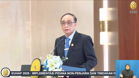 Pesan Ketua MA: Hindari Pidana Penjara Jangka Pendek Sebisa Mungkin