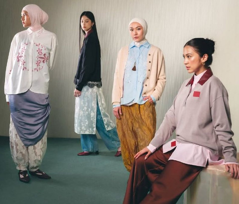 RiaMiranda Berkolaborasi dengan 3Mongkis, Padukan Gaya Modest dengan Streetwear