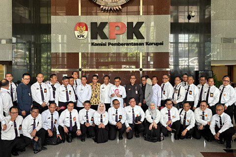 Gubernur Lemhannas Datangi KPK, Antar 110 Peserta P4N Belajar Antikorupsi