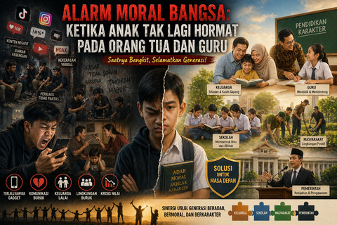 Alarm Moral Bangsa: Ketika Anak Tak Lagi Hormat pada Orang Tua dan Guru