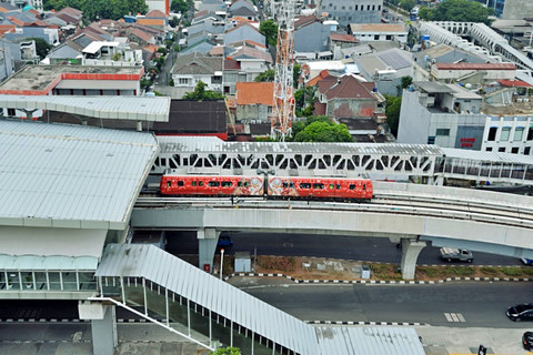 Proyek LRT Velodrome-Manggarai Diperpanjang Sampai Dukuh Atas