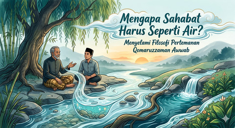 Mengapa Sahabat Harus Seperti Air? Filosofi Pertemanan Qomaruzzaman Awwab