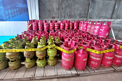 Bareskrim Bongkar Pengoplos Gas Subsidi di Klaten, 2 Orang Ditangkap