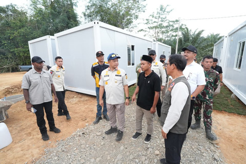Satgas PRR Tuntaskan Huntara di Sumut dan Sumbar, Pembangunan Huntap Dipercepat