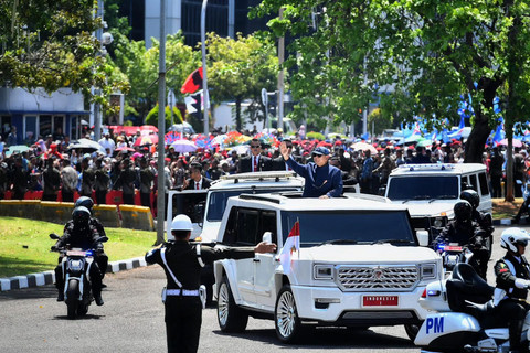Menunggang Maung, Prabowo Hadiri Pembukaan KTT ke-48 ASEAN di Filipina