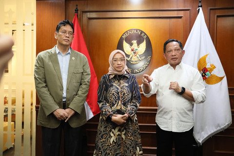 Mendagri bersama Menkeu-Menteri PANRB Bahas Pengelolaan SDM dan Keuangan Daerah
