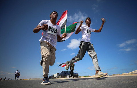 Foto: Marathon Internasional Palestina Digelar Kembali Usai Absen 2 Tahun