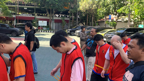 Sindikat Scam di Surabaya Dibongkar: Berawal dari Penyekapan, 44 Orang Tersangka