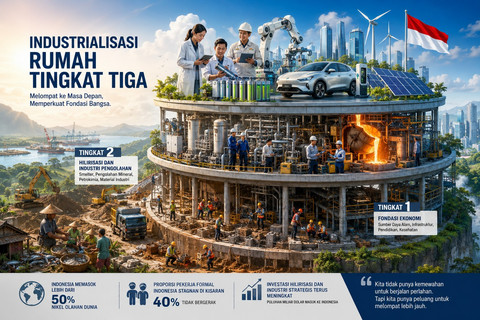 Industrialisasi Rumah Tingkat Tiga