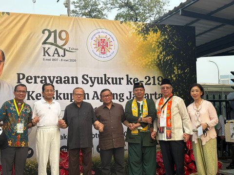 Rayakan HUT ke-219, Keuskupan Agung Jakarta Gelar Jalan Santai Lintas Agama