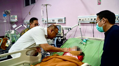 Andre Rosiade Bantu Biaya Pengobatan Balita Korban Dugaan KDRT di Solok