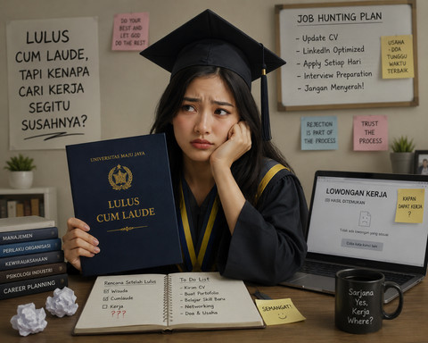 Lulus Cum Laude, Bingung Cari Kerja