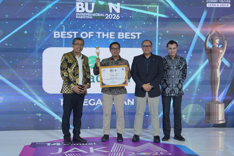 Pegadaian Raih Best of the Best di BUMN Entrepreneurial Marketing Awards 2026