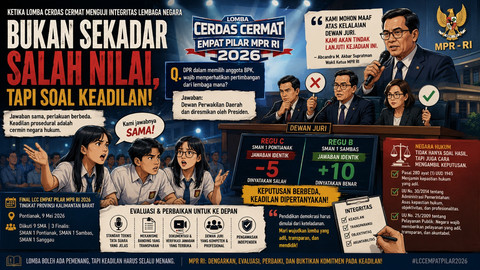 Jawaban Sama, Nasib Berbeda: Ketika Keadilan Dipermalukan di LCC MPR 2026