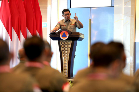 Kepala BNPB: RI Peringkat 3 Risiko Bencana Dunia, BPBD Harus Siap Ambil Komando